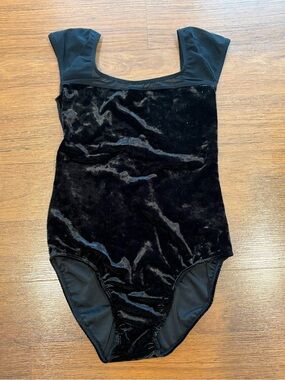 Black Velvet Leotard - Class in S